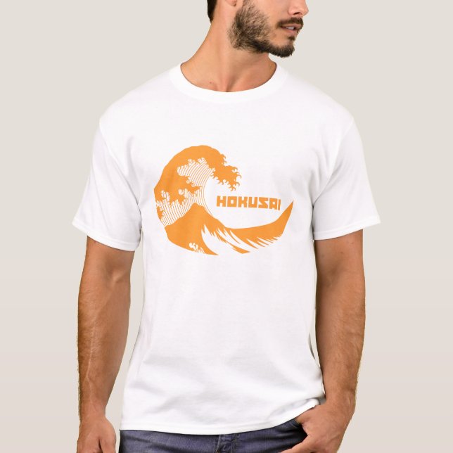 Camiseta Hokusai - a grande onda (Frente)