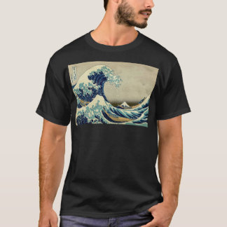 Camiseta Hokusai, a onda de Excelentes de Kanagawa, Japão, 