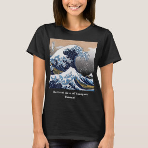 Camiseta Hokusai , "A onda Excelente de Kanagawa"