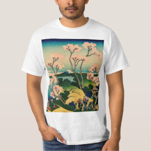 Camiseta Hokusai Katsushika - Goten-Yama-Hill, Shinagawa