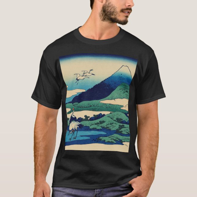 Camiseta Hokusai Katsushika - Umezawa Na Província De Sagam (Frente)