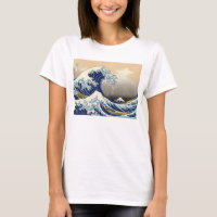 Hokusai o grande t-shirt da onda