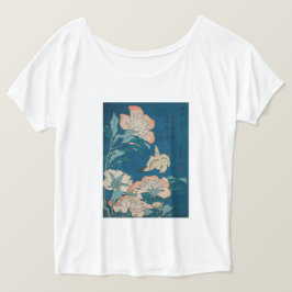 Camiseta Hokusai Peonies e Canary Vintage GalleryHD