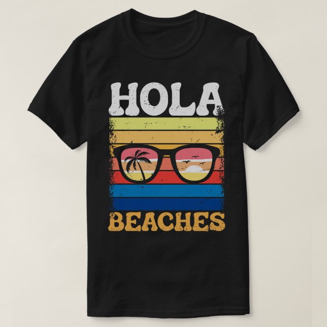 Camiseta Hola Beaches (Frente do Design)