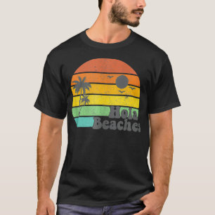 Camiseta Hola Beaches Retro Beach Vacation Summer Cote Wom