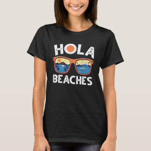 Camiseta Hola Praias Óculos de sol Palma Árvore Palmo Estil
