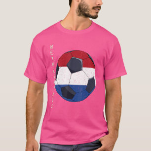 Camiseta Holanda Futebol Ball Bandeira Holandesa