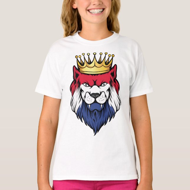 Camiseta Holanda Lion King Flag (Frente)