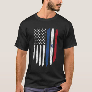 Camiseta Holandês Flag American Netherlands Root Pai Gift H