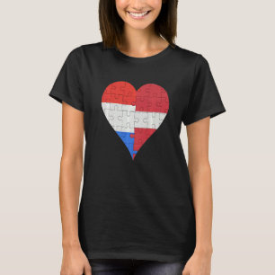 Camiseta Holandês Flag Heart