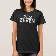 Camiseta holandesa Zes Zeven, meme zes zeven, cami
