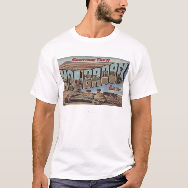 Camiseta Holbrook, arizona - grandes cenas da letra (Frente)