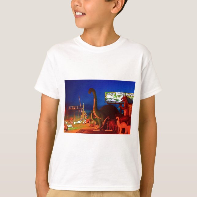 Camiseta Holbrook Dinossauros-Rte 66 (Frente)