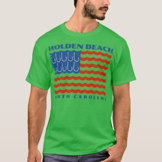 Camiseta Holden Beach North olina Bandeira