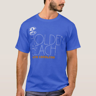 Camiseta Holden Beach North olina Summer Umbrella