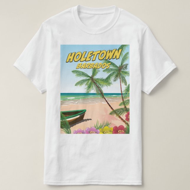 Camiseta Holetown Barbados (Frente do Design)