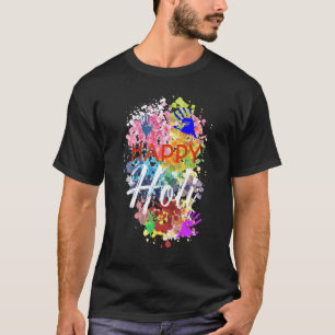 Camiseta Holi Hindu Primavera Festival Indian Harvest Thank