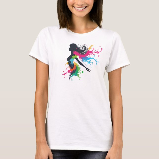 Camiseta holi of color's day (Frente)