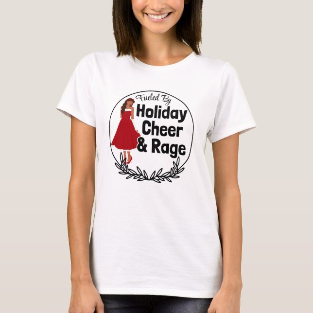 Camiseta Holiday Cheer & Rage (Frente)