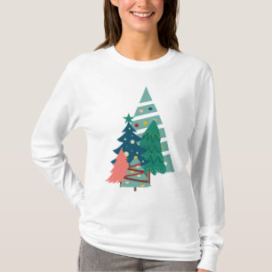 Camiseta Holiday Evergreens Design