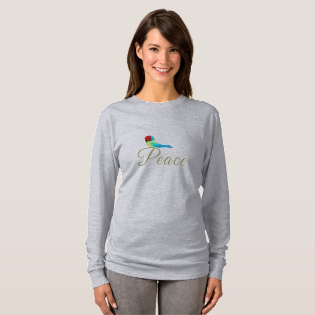 Camiseta Holiday Little Bird  Messenger of Peace (Frente Completa)