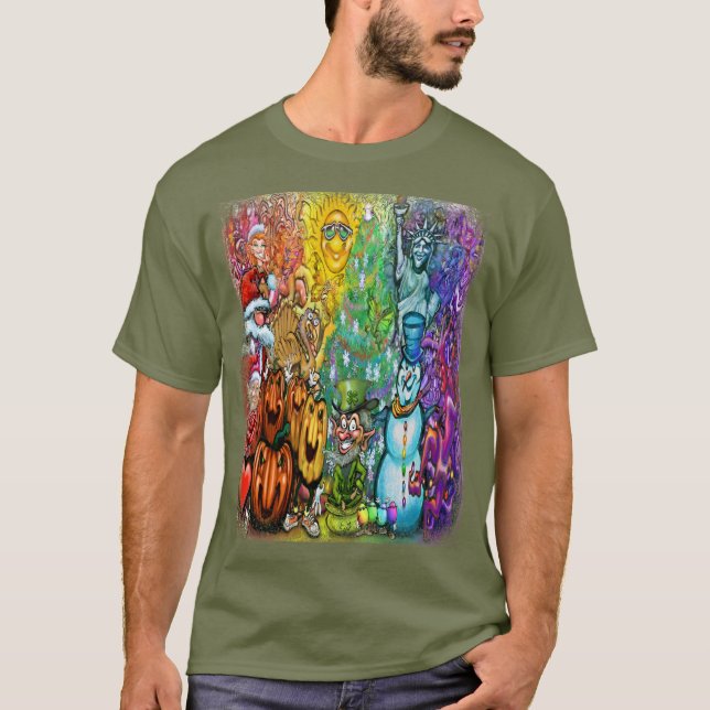 Camiseta Holiday Magic (Frente)