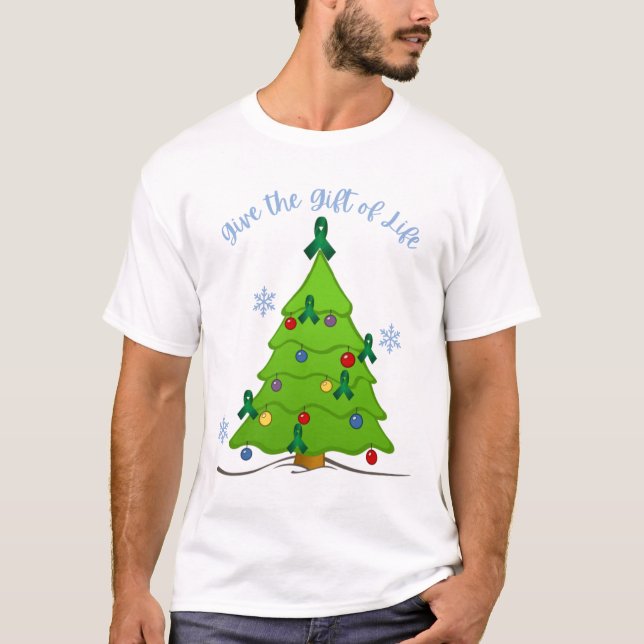 Camiseta Holiday Ribbon T-Shirt (Frente)