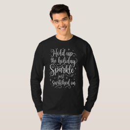 Camiseta Holiday Sparkle Switched On