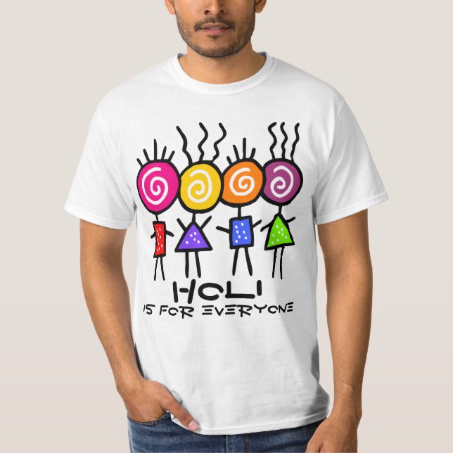 Camiseta HoliES - HOLI MELHORES AMIGOS + suas ideias (Frente)