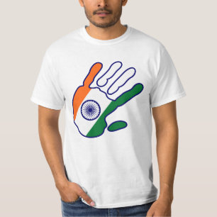 Camiseta HoliES - Mão de Sinalizador da Índia