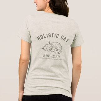 Camiseta Holística de Criador de Gatos - Neutro fe