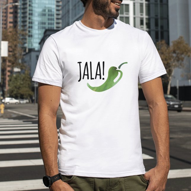 Camiseta Holla Jalapeno Engraçado Tee Men (Criador carregado)