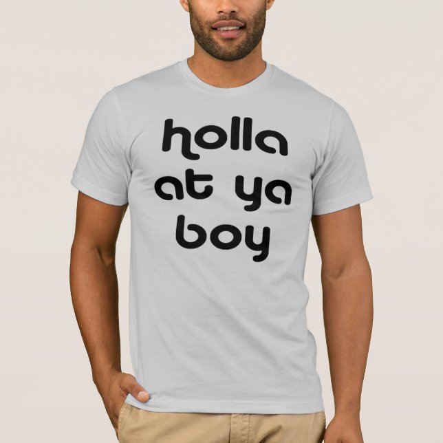 Camiseta holla no menino 4,0 do ya (Frente)