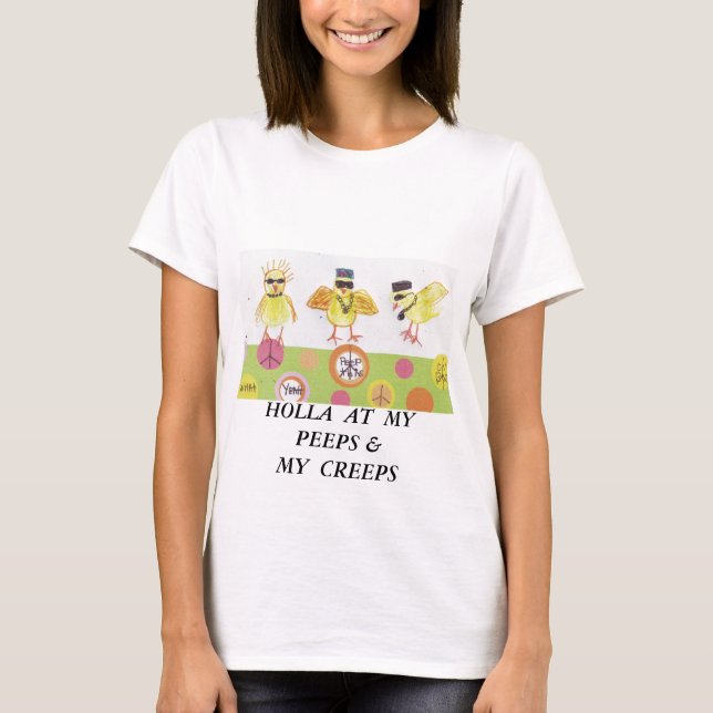 CAMISETA HOLLA NO MEU PEEPS! (Frente)