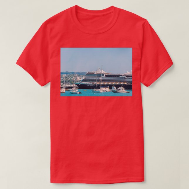 Camiseta Holland America Nieuw Statendam Cruise Ship em Mon (Frente do Design)