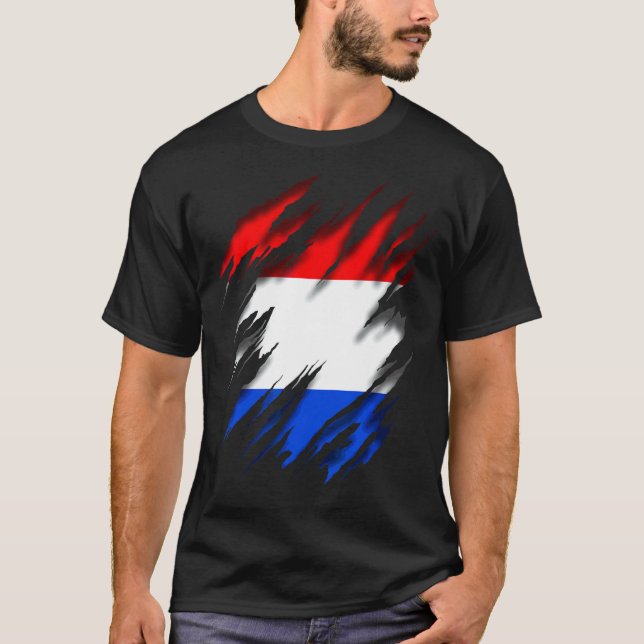 Camiseta Holland Flag Países Baixos (Frente)