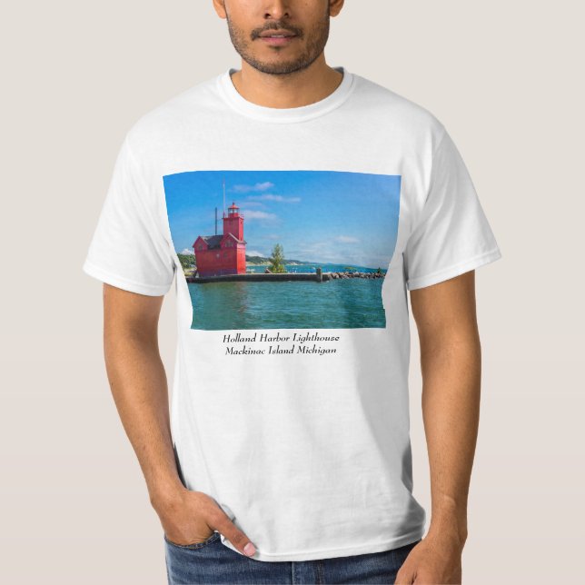Camiseta Holland Harbor Lighthouse T-Shirt (Frente)