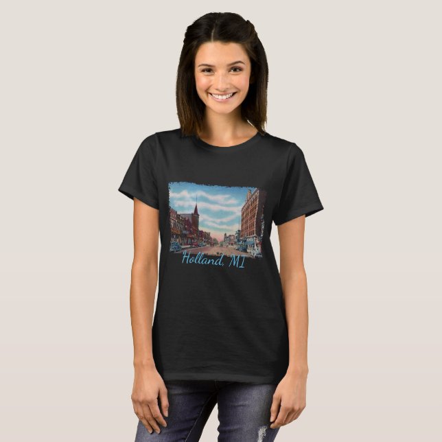 Camiseta Holland Michigan, 1940 (Frente Completa)