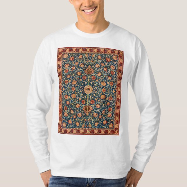 Camiseta Holland Park Design (por William Morris) (Frente)