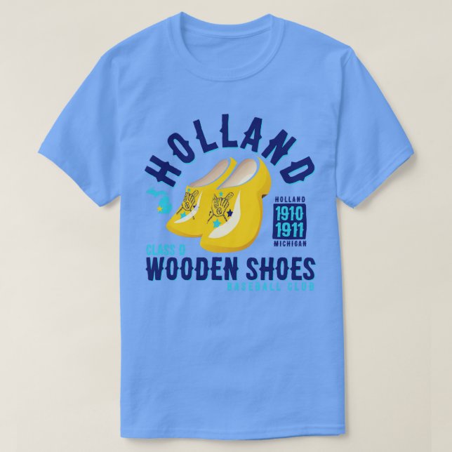 Camiseta Holland Wooden Shoes (Frente do Design)