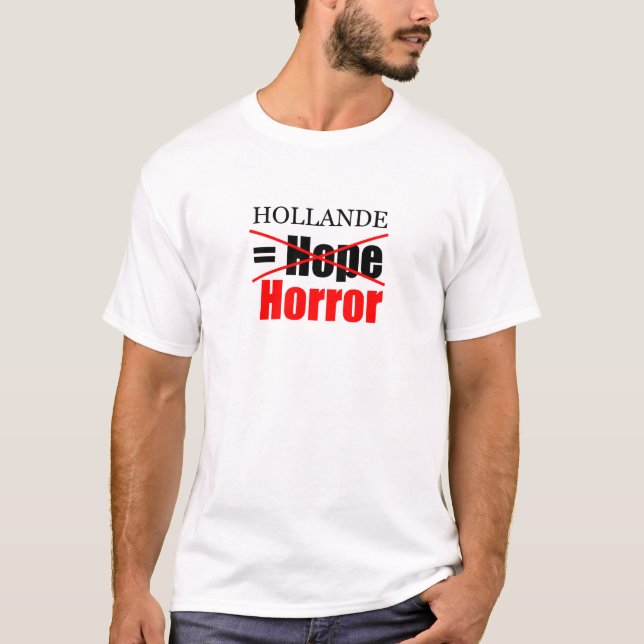 Camiseta Hollande Not Hope = Horror - Men Tee (Frente)
