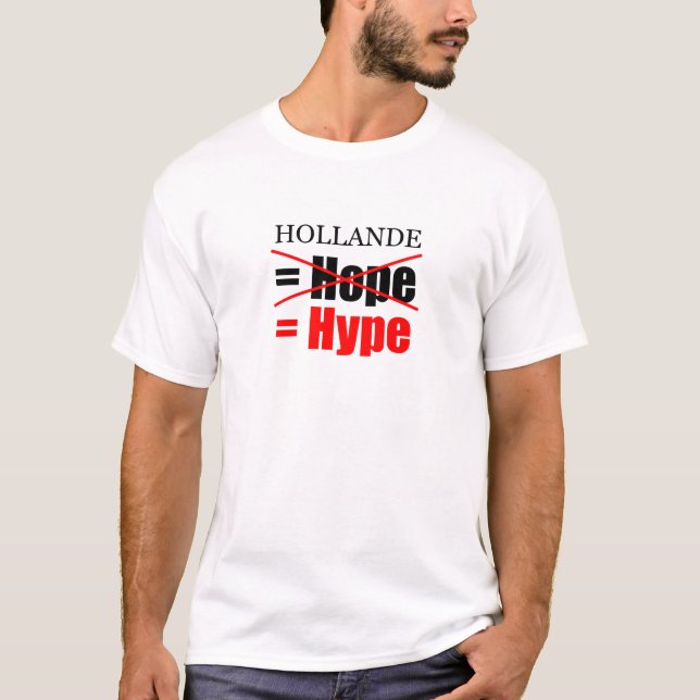 Camiseta Hollande Not Hope = Hype - Men Tee (Frente)