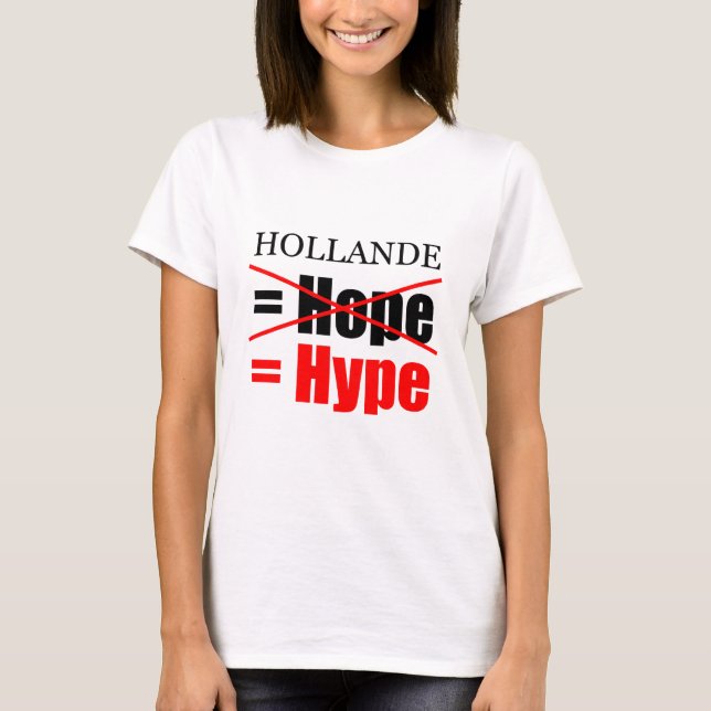 Camiseta Hollande Not Hope = Hype - W Tee (Frente)