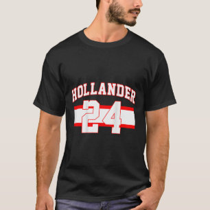 Camiseta Hollander Hockey 24 Estilo Nome Número Fã