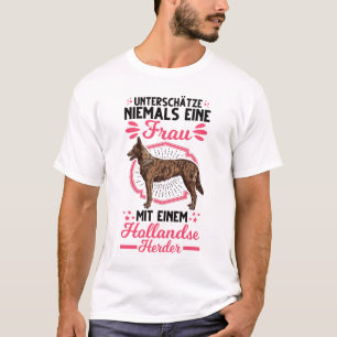 Camiseta Hollandse Herder Holland Schäferhund Frau