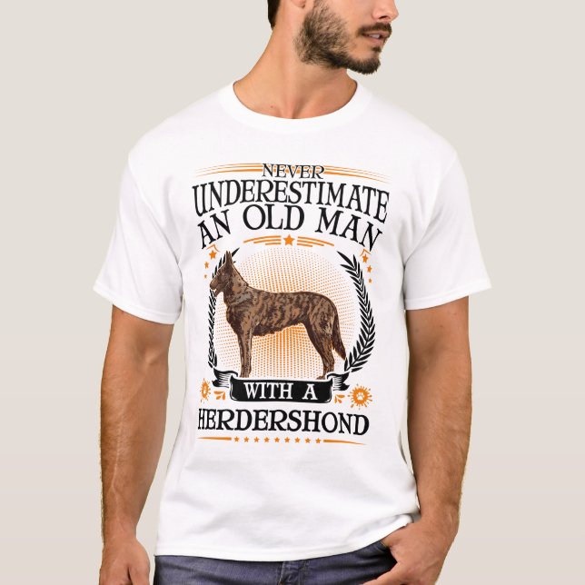 Camiseta Hollandse Herder Old Man Herdershond (Frente)