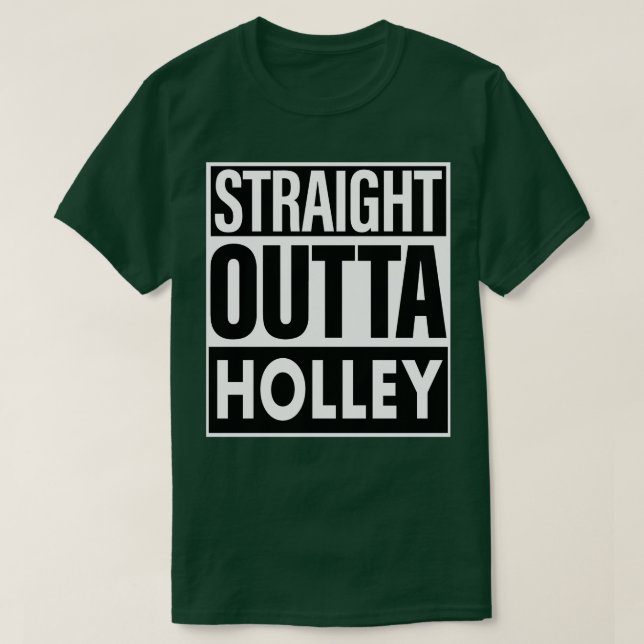 Camiseta Holley Name Hetero Outta Holley (Frente do Design)