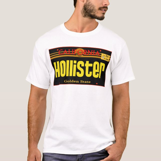 Camiseta Hollister,Ca — T-Shirt (Frente)