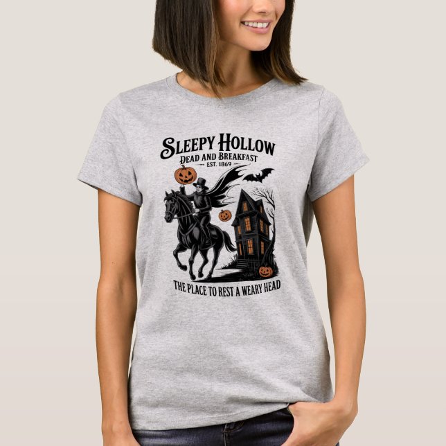Camiseta Hollow Halloween Sonolento (Frente)