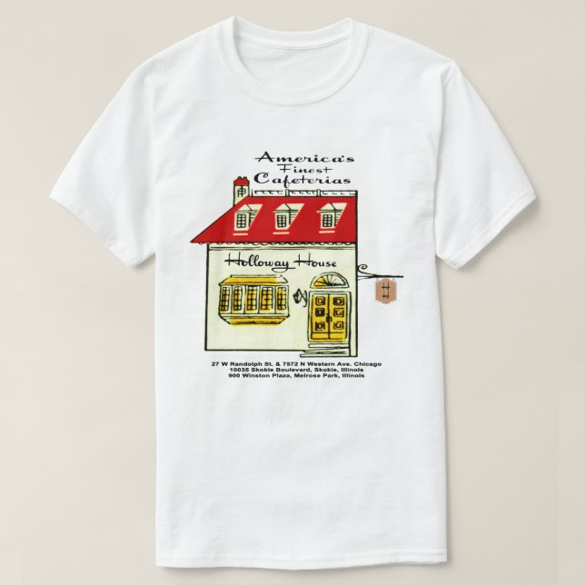 Camiseta Holloway House, o melhor café da América (Frente do Design)